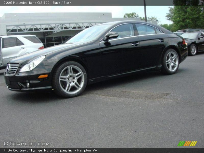Black / Black 2006 Mercedes-Benz CLS 500