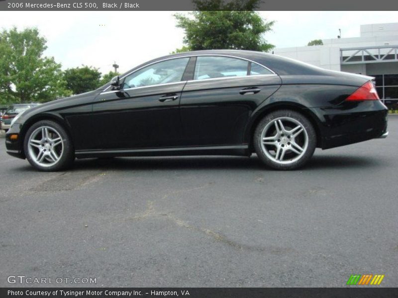Black / Black 2006 Mercedes-Benz CLS 500