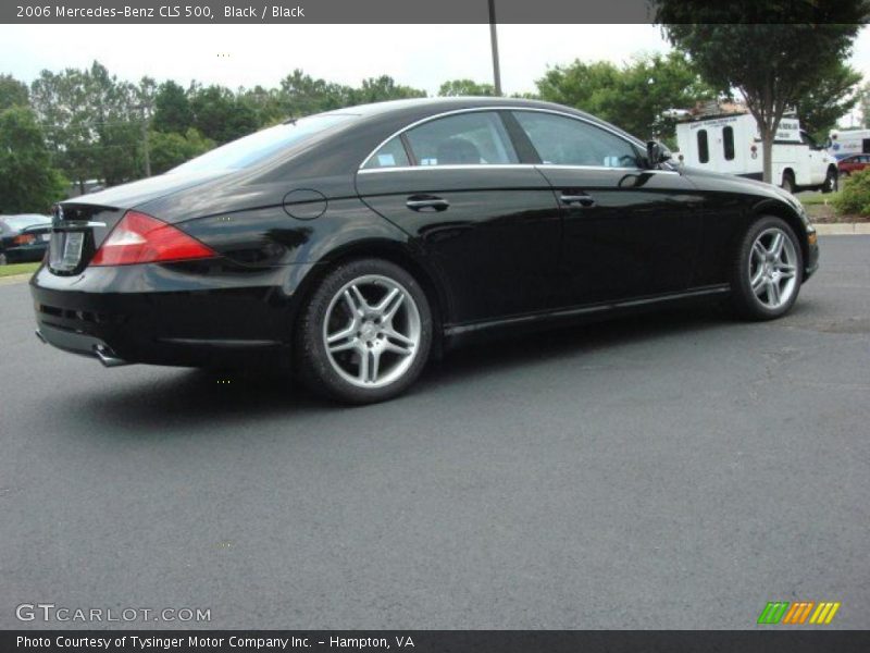 Black / Black 2006 Mercedes-Benz CLS 500