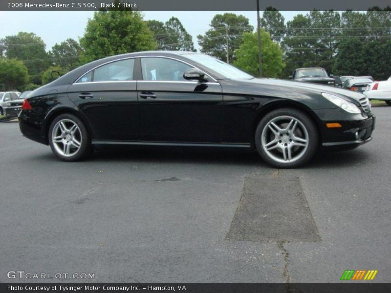 Black / Black 2006 Mercedes-Benz CLS 500