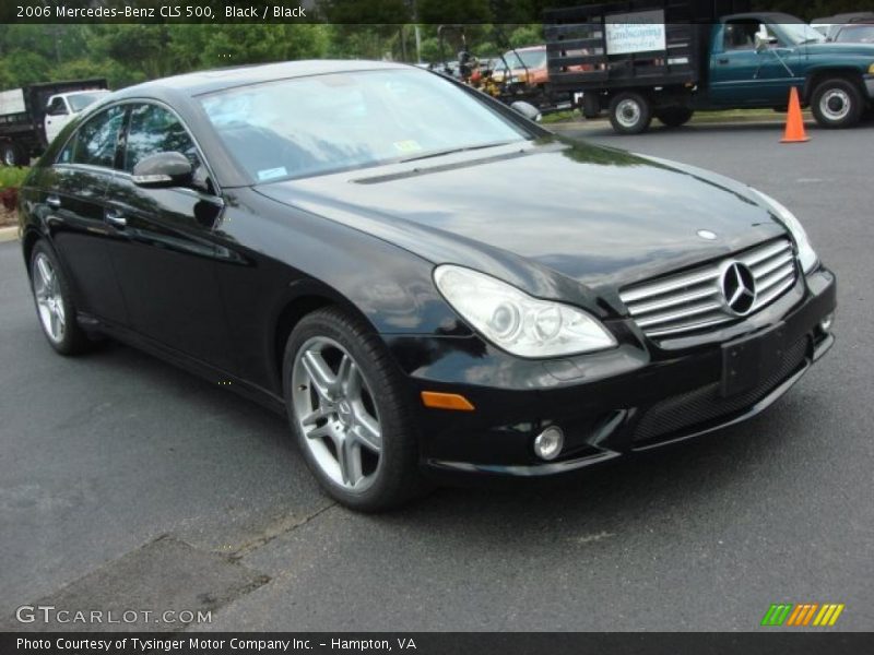 Black / Black 2006 Mercedes-Benz CLS 500