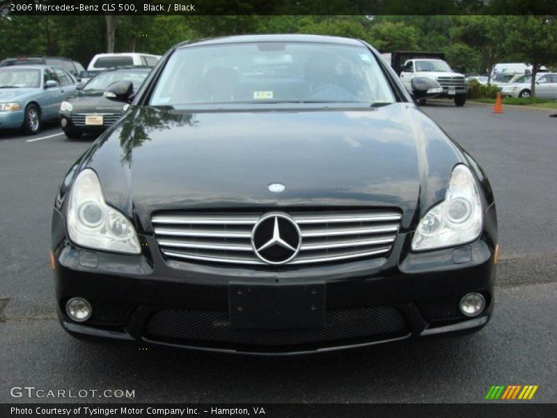 Black / Black 2006 Mercedes-Benz CLS 500