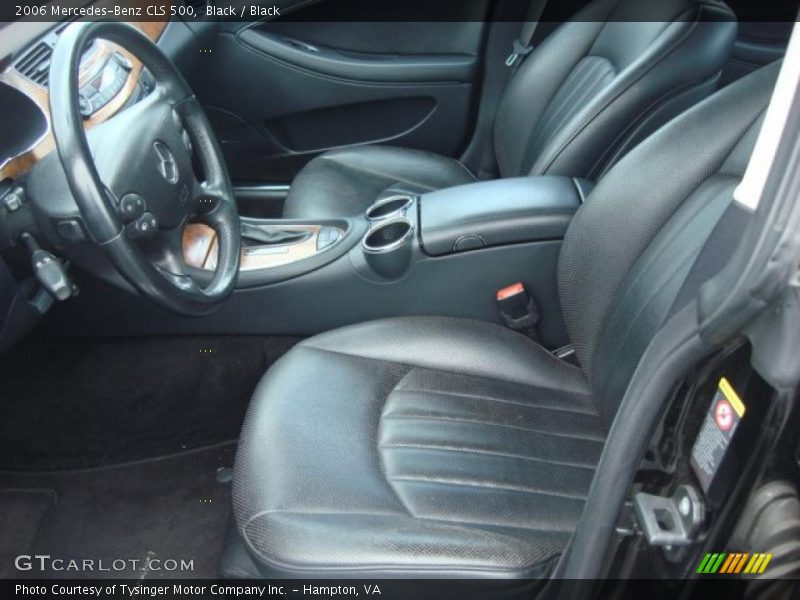 Black / Black 2006 Mercedes-Benz CLS 500