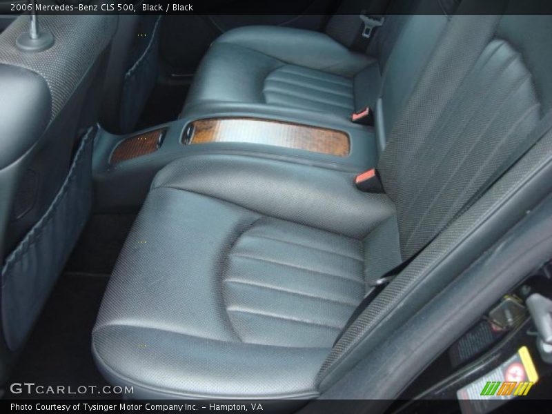 Black / Black 2006 Mercedes-Benz CLS 500