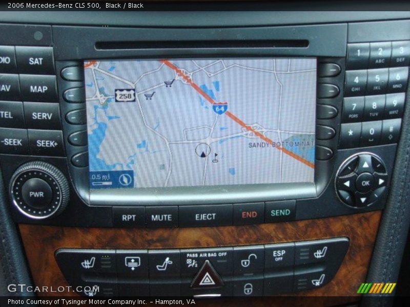 Black / Black 2006 Mercedes-Benz CLS 500