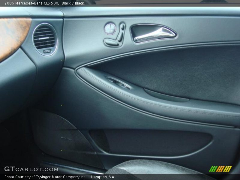 Black / Black 2006 Mercedes-Benz CLS 500