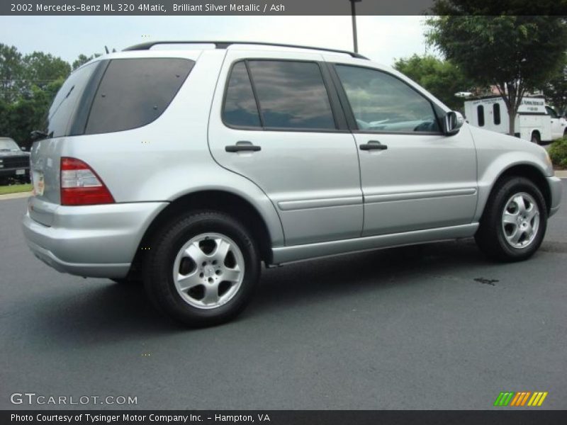 Brilliant Silver Metallic / Ash 2002 Mercedes-Benz ML 320 4Matic