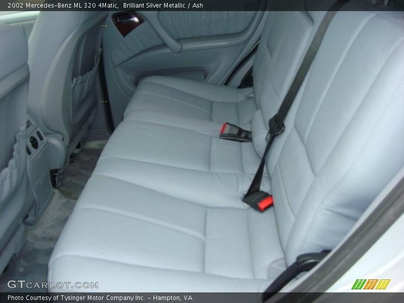 Brilliant Silver Metallic / Ash 2002 Mercedes-Benz ML 320 4Matic