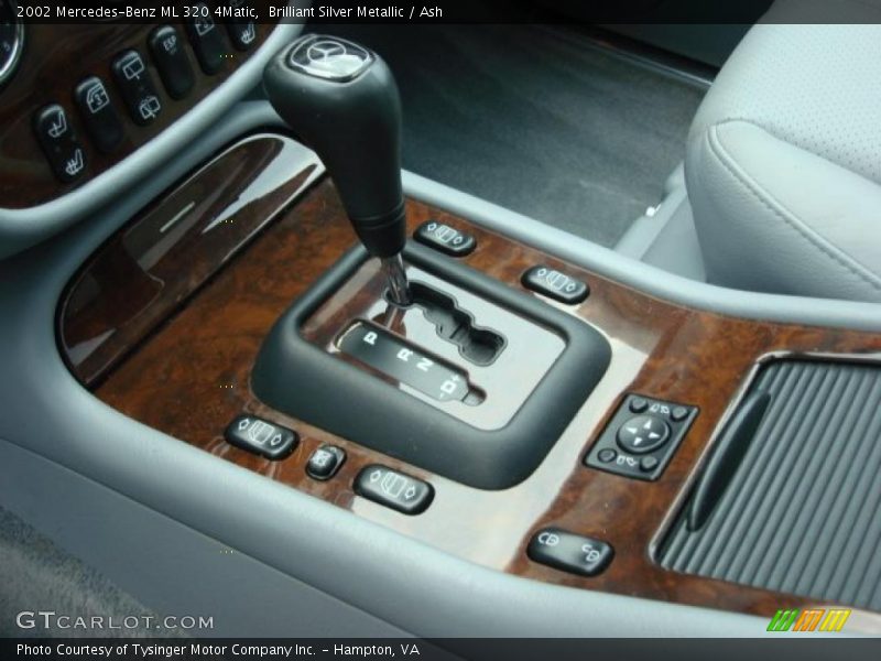 Brilliant Silver Metallic / Ash 2002 Mercedes-Benz ML 320 4Matic