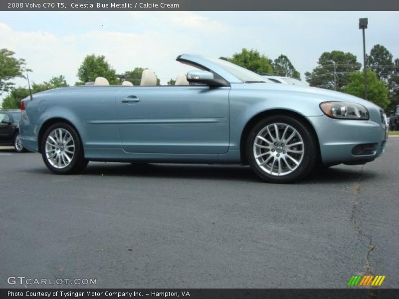 Celestial Blue Metallic / Calcite Cream 2008 Volvo C70 T5