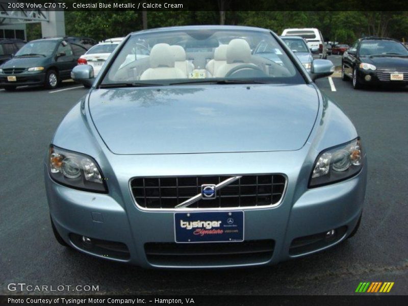 Celestial Blue Metallic / Calcite Cream 2008 Volvo C70 T5