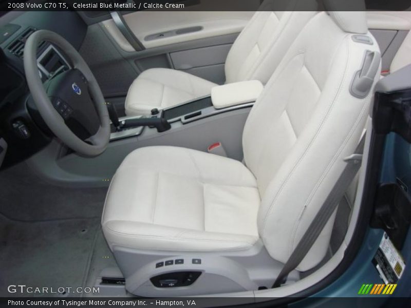 Celestial Blue Metallic / Calcite Cream 2008 Volvo C70 T5