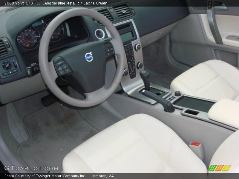 Celestial Blue Metallic / Calcite Cream 2008 Volvo C70 T5