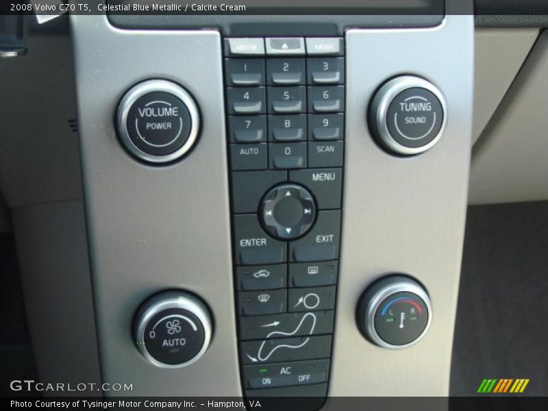 Celestial Blue Metallic / Calcite Cream 2008 Volvo C70 T5