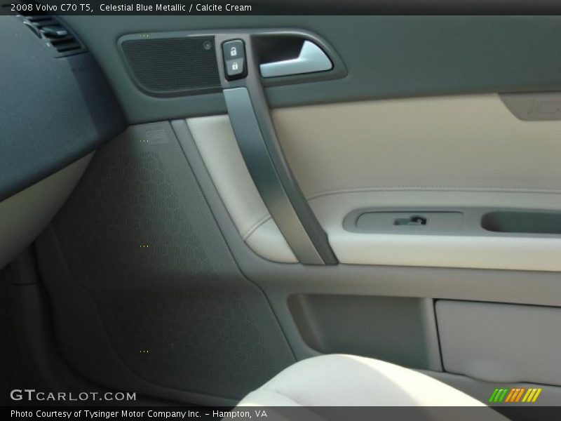 Celestial Blue Metallic / Calcite Cream 2008 Volvo C70 T5