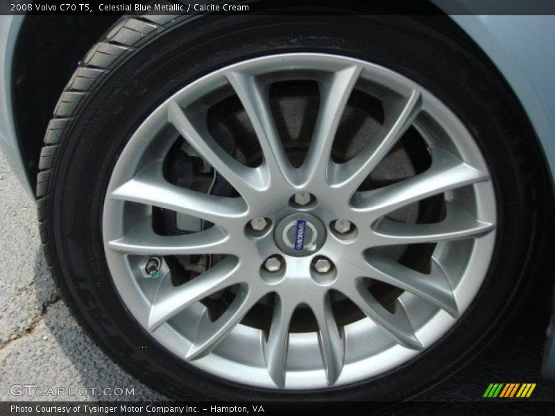 Celestial Blue Metallic / Calcite Cream 2008 Volvo C70 T5