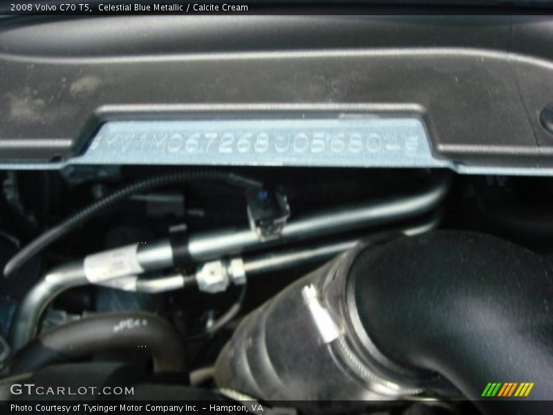 Celestial Blue Metallic / Calcite Cream 2008 Volvo C70 T5
