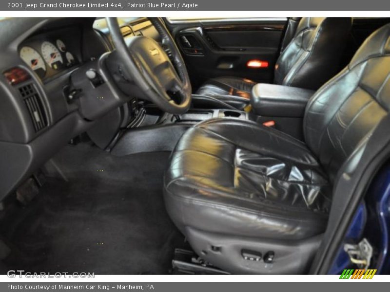 Patriot Blue Pearl / Agate 2001 Jeep Grand Cherokee Limited 4x4