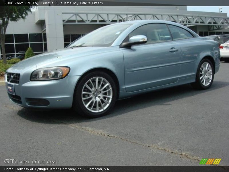 Celestial Blue Metallic / Calcite Cream 2008 Volvo C70 T5