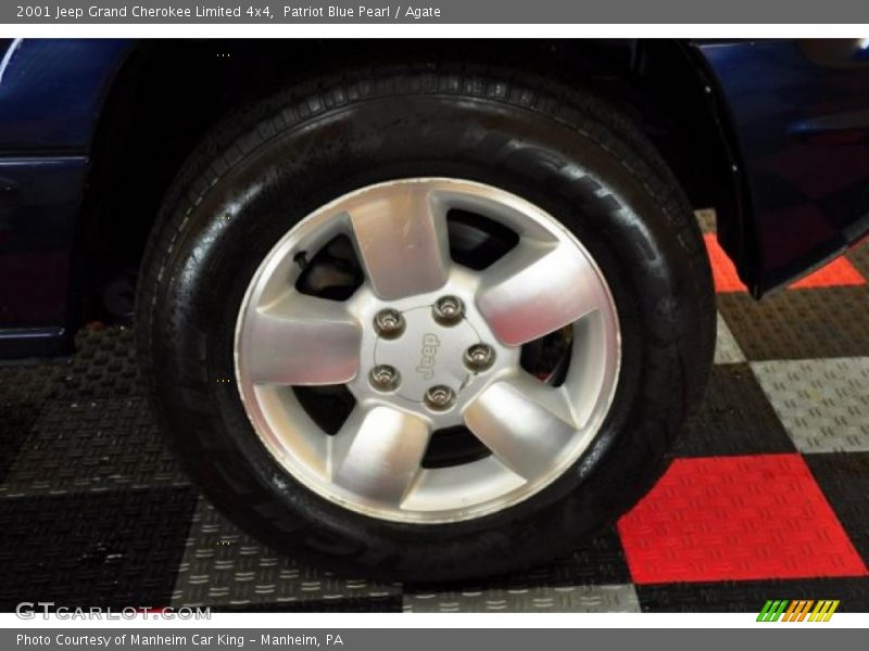 Patriot Blue Pearl / Agate 2001 Jeep Grand Cherokee Limited 4x4