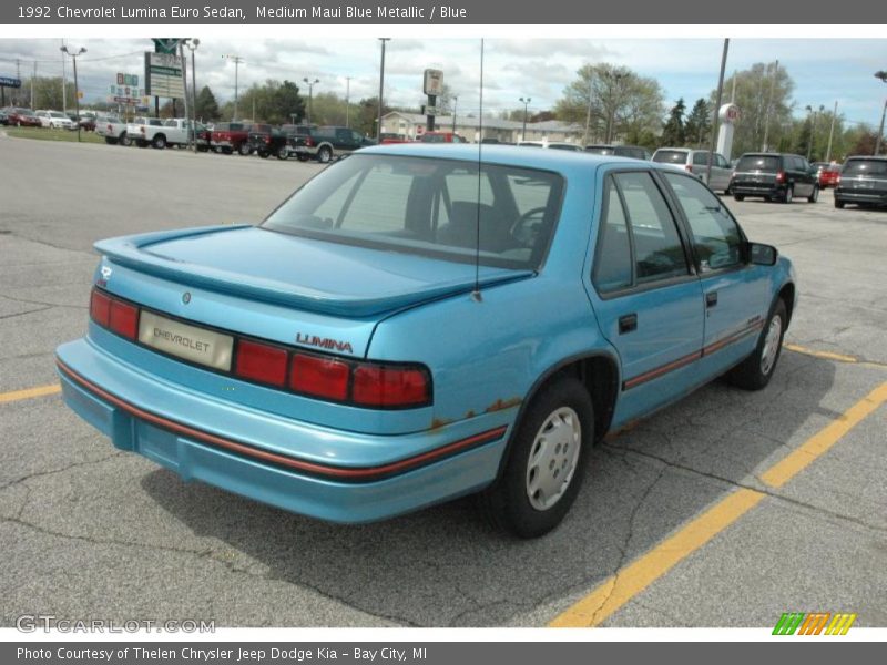  1992 Lumina Euro Sedan Medium Maui Blue Metallic