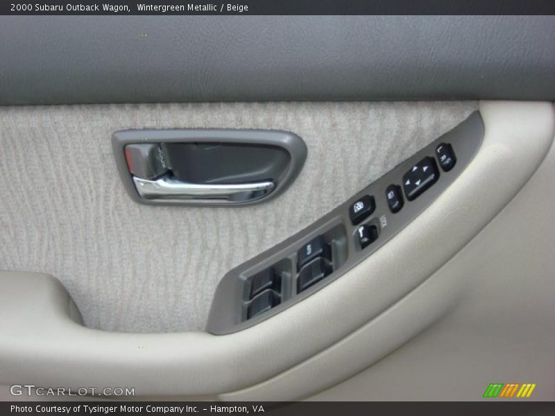 Wintergreen Metallic / Beige 2000 Subaru Outback Wagon