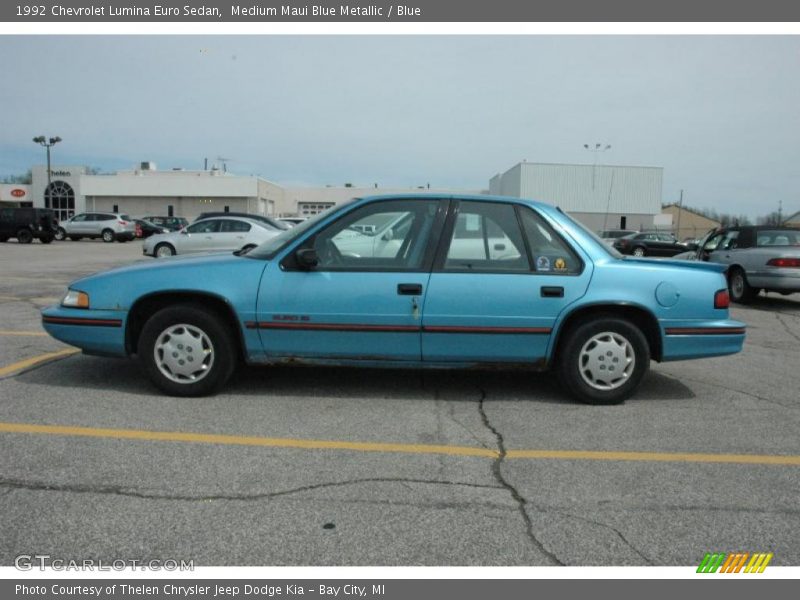  1992 Lumina Euro Sedan Medium Maui Blue Metallic