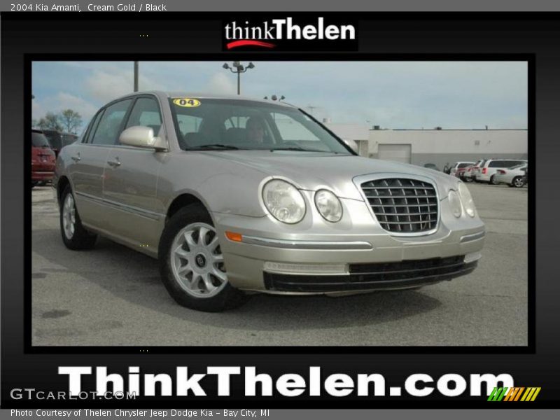 Cream Gold / Black 2004 Kia Amanti