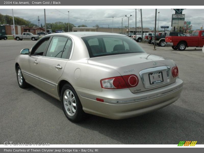 Cream Gold / Black 2004 Kia Amanti