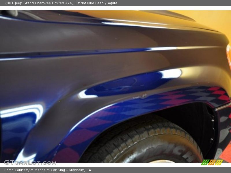 Patriot Blue Pearl / Agate 2001 Jeep Grand Cherokee Limited 4x4