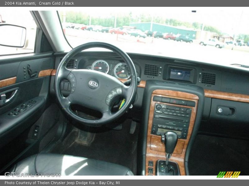 Cream Gold / Black 2004 Kia Amanti