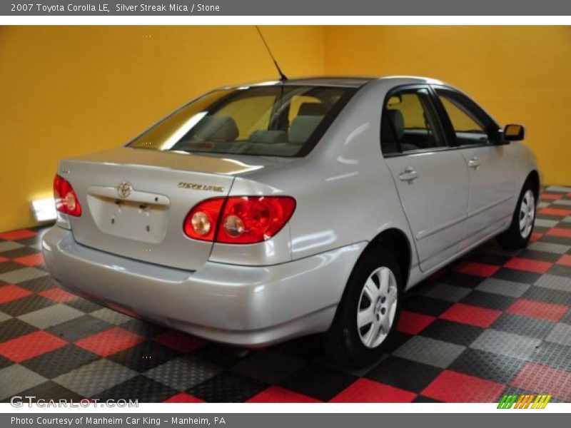 Silver Streak Mica / Stone 2007 Toyota Corolla LE