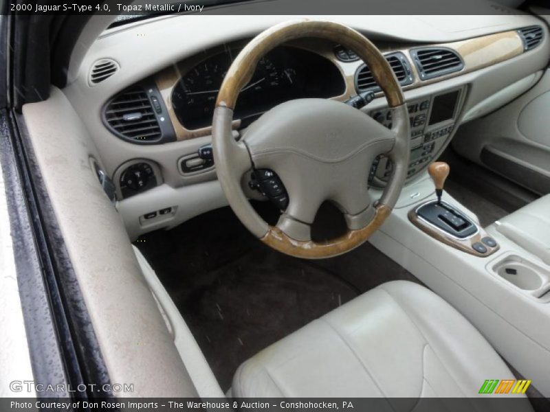  2000 S-Type 4.0 Ivory Interior