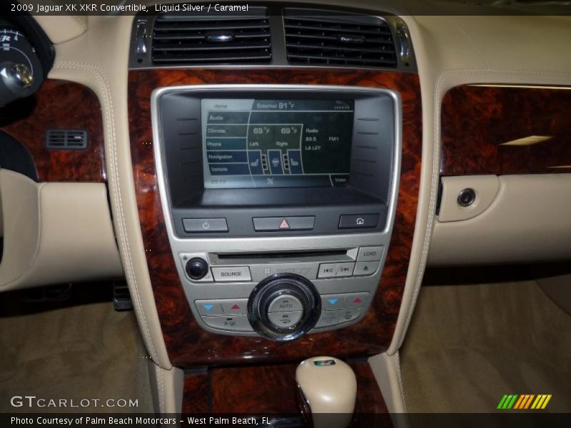 Liquid Silver / Caramel 2009 Jaguar XK XKR Convertible