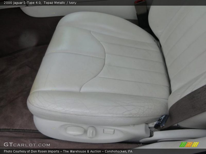 Topaz Metallic / Ivory 2000 Jaguar S-Type 4.0