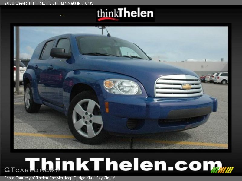 Blue Flash Metallic / Gray 2008 Chevrolet HHR LS