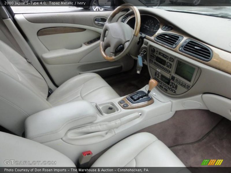  2000 S-Type 4.0 Ivory Interior