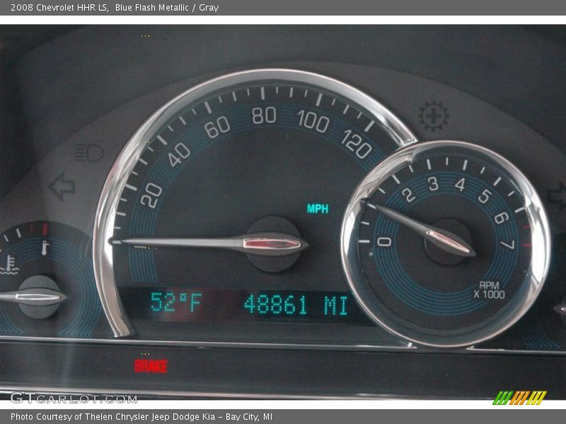 Blue Flash Metallic / Gray 2008 Chevrolet HHR LS