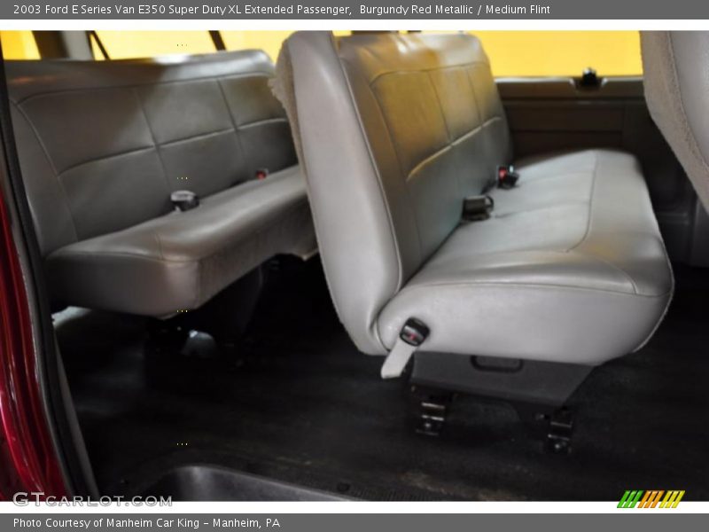 Burgundy Red Metallic / Medium Flint 2003 Ford E Series Van E350 Super Duty XL Extended Passenger