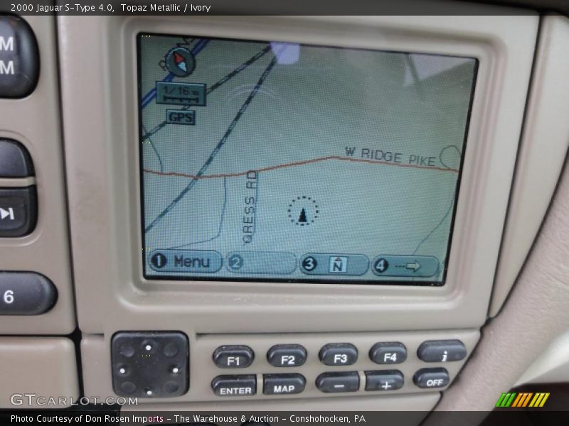 Navigation of 2000 S-Type 4.0