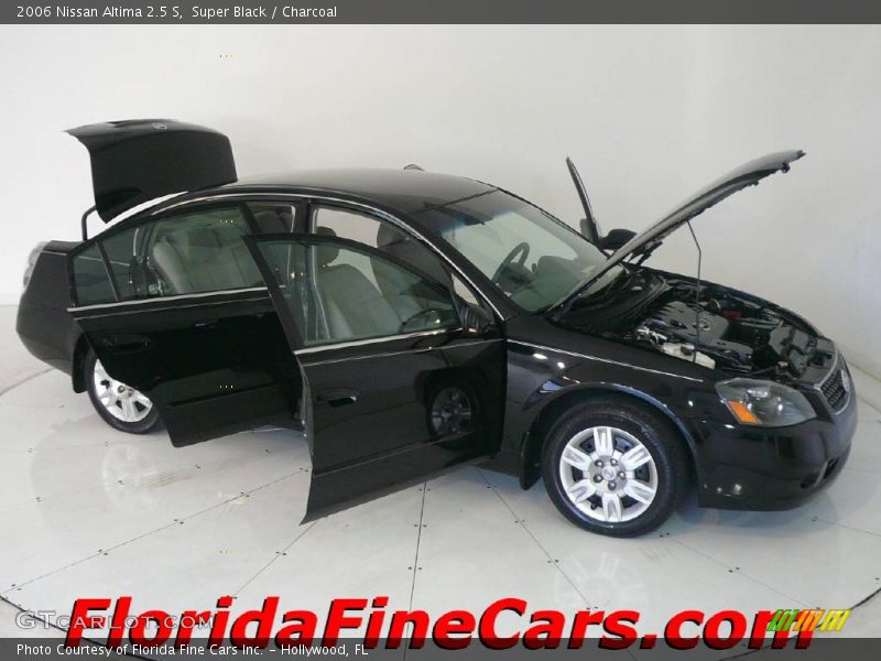 Super Black / Charcoal 2006 Nissan Altima 2.5 S