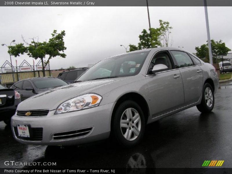 Silverstone Metallic / Gray 2008 Chevrolet Impala LS