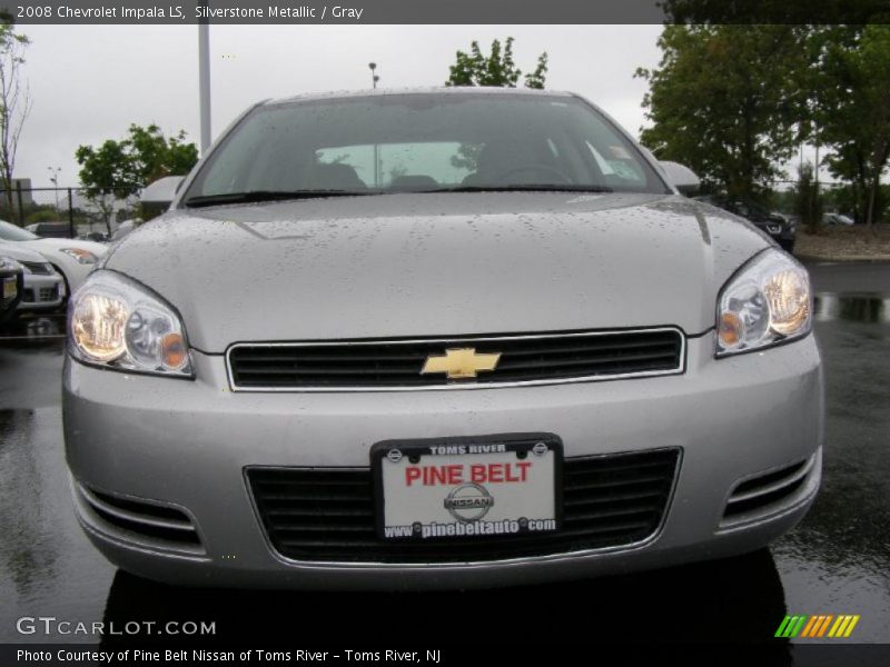 Silverstone Metallic / Gray 2008 Chevrolet Impala LS