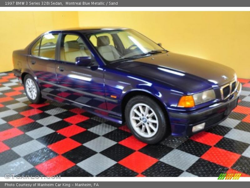Montreal Blue Metallic / Sand 1997 BMW 3 Series 328i Sedan