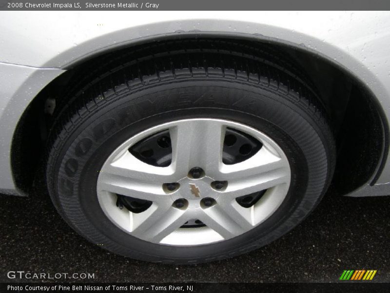 Silverstone Metallic / Gray 2008 Chevrolet Impala LS