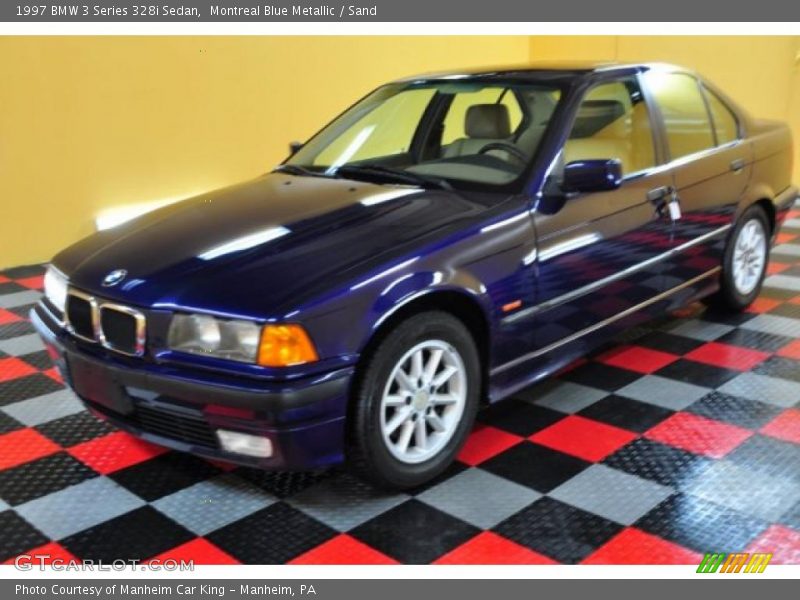 Montreal Blue Metallic / Sand 1997 BMW 3 Series 328i Sedan