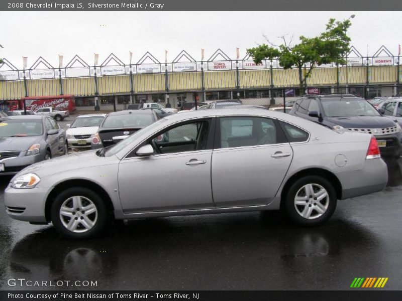 Silverstone Metallic / Gray 2008 Chevrolet Impala LS