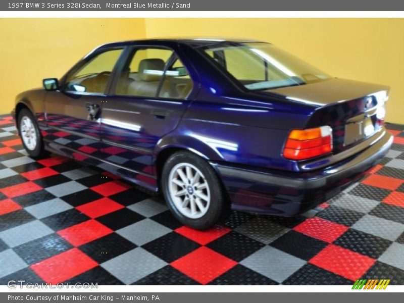 Montreal Blue Metallic / Sand 1997 BMW 3 Series 328i Sedan