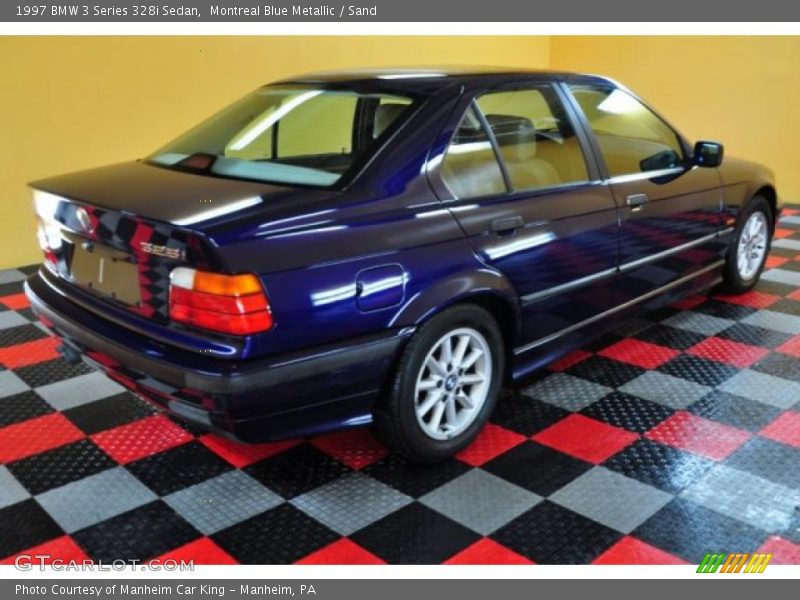 Montreal Blue Metallic / Sand 1997 BMW 3 Series 328i Sedan