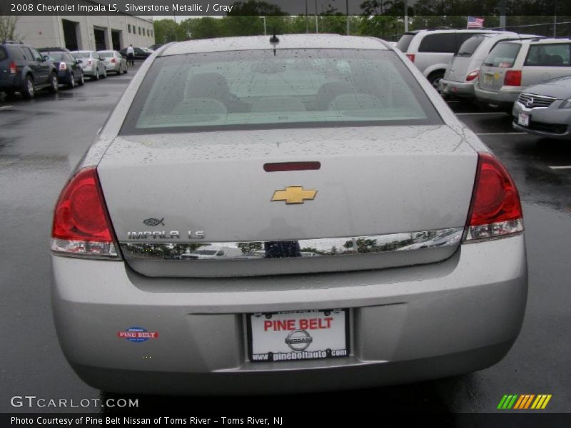 Silverstone Metallic / Gray 2008 Chevrolet Impala LS